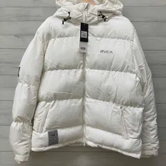 RVCA×AZUL BY MOUSSY ルーカ×アズール ジャケット PUFFER JACKET 24年冬モデル BE042780 タグ付き ホワイト Lサイズ