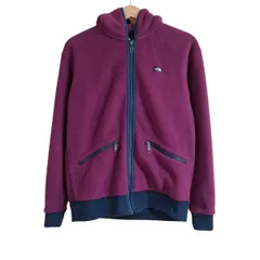 THE NORTH FACE(ノースフェイス) ブルゾン サイズM ユニセックス - パープル×ネイビー 長袖/ジップアップ/冬