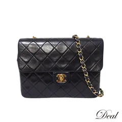 シャネル ミニマトラッセ シングルチェーン シングルフラップ ゴールド 保あり レディース ショルダーバッグ