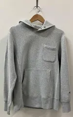 CHAMPION チャンピオン パーカー REVERSE WAVE リバース ウェーブ スナップボタン プルオーバー サイズ表記なし グレー 中国製