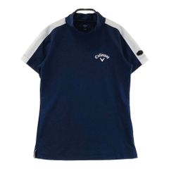美品 Callaway モックシャツ 半袖 モックネック ネイビー 2022 - メルカリ