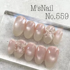 ネイルチップ ジェルネイル ワンホン マグネット うるうる ちゅるん 韓国 シンプル 大人 ピンク キラキラ