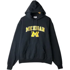 古着 00年代~ チャンピオン Champion AUTHENTIC ATHLETICWEAR MICHIGAN ミシガン大学 カレッジ スウェットプルオーバーパーカー/eaa598894