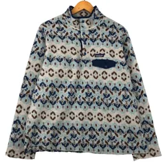 古着 パタゴニア Patagonia SYNCHILLA シンチラ スナップT 幾何学柄 ハーフスナップ フリースプルオーバー メンズXL相当/evb030462