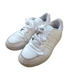 X12121 シューズ スニーカー アディダス Adidas 25.5ｃｍ ホワイト シンプルスニーカー 通勤 通学 ランニング カジュアル