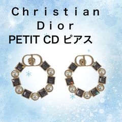 Dior Petit CD ピアス メタル＆クリスタル - メルカリ