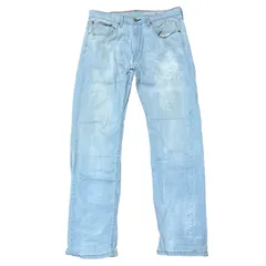 LEVI'S 505 COOL 涼ジーンズ ストレッチ テーパードデニム ライトブルー サイズW32 メンズL リーバイス