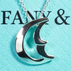 極美品 ティファニー クレセントムーン ネックレス 三日月/25-1875