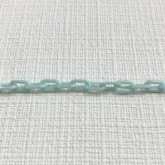 8ミリ小判プラチェーン　空色　100本　嘉山金型