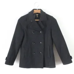 64【極美品】イーストボーイ ヴィーナス ピーコート 9 スクールコート M アンゴラ混 ダークグレー EAST BOY Venus ★クリーニング済★