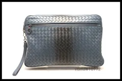 ■BOTTEGA VENETA イントレチャート レザー クラッチバッグ セカンドバッグ ボッテガヴェネタ ■1211og28149