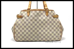■LOUIS VUITTON ダミエアズール バティニョールオリゾンタル レザー ショルダーバッグ ルイヴィトン■1211td39590