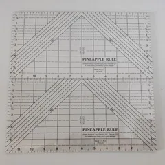 〇パッチワーク用 定規 2個セット 【未使用に近い】