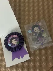 鬼滅の刃 ハロウィーン 2025 しのぶ アクリルスタンド / ロゼット バッジ 新品