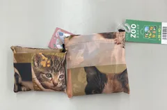 【エコバッグ】 ECOバッグ  2サイズセット  買い物袋  猫柄