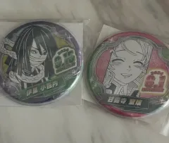 鬼滅の刃 鬼滅の刃 伊黒 小芭内 甘露寺 蜜璃 2024 誕生日 缶バッジ 未開封展示品