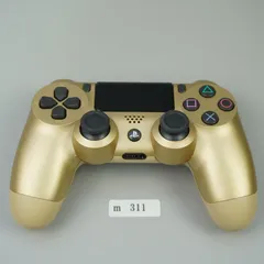 【ｍ311】PS4 コントローラー DUALSHOCK4 ゴールド TMRスティック 交換済み