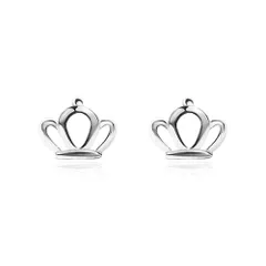 【人気商品】925 シルバー Silver 可愛らしい メンズ スタッドピアス クラウン レディース フラワー 音符 ミニ かわいい 純銀製 耳飾り シンプル