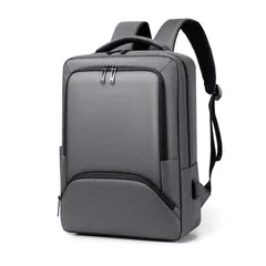 【在庫処分】通学 旅行 出張 バックパック ビジネス スクエア 防水 メンズ メンズ リュックサック 多機能 キャリーオン機能 USB充電ポート パソコンリュック 15.6インチPC収納 大容量 通勤 ビジネスリュック リュック [FANDARE]