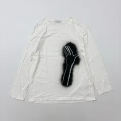 22ss 2022 Yohji Yamamoto POUR HOMME ヨウジヤマモト プールオム HAND DESIGN PRINT LONG SLEEVES ハンド デザイン ロンT size 3 712-0100のサムネイル