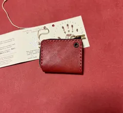 ミニコインケース　本革　レザークラフト　ハンドメイド