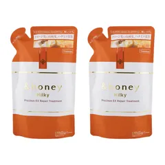[2個セット]&honey アンドハニー ミルキープレシャス EXリペア ヘアトリートメント2.0 385g 詰替 ヘアケア ダメージケア[ネコポス]