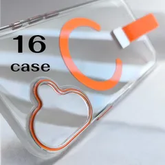 新品　iPhone16 case  　クリアケース　シリコンストラップ付きケース　スマホカバー　スマホケース　  magsefe対応　マグセーフ　ワイヤレス充電　軽量