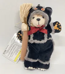 東京ディズニーシー ぬいぐるみバッジ ケープコッドシーズンズ第4弾 ダッフィー(黒猫/ホウキ) 2009