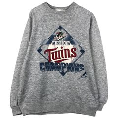 古着 80年代 TRENCH MLB MINNESOTA TWINS ミネソタツインズ スポーツプリントTシャツ USA製 レディースL相当 ヴィンテージ /eaa575914 古着 80年代 TRENCH MLB MINNESOTA TWINS ミネソタツインズ スポーツ