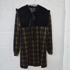 マーガリンフィンガーズ ツアーベルベット KARA CHECK ONE PIECE