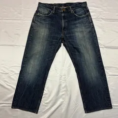 EDWIN エドウィン ストレートジーンズ 1505 505Z セルビッジ 赤耳 縦落ち サイズ:38×36 カラー: インディゴ Y-41