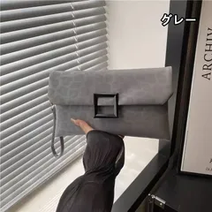 クラッチバッグ ハンドバッグ フォーマル スクエアバックル