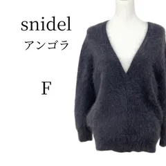 ★美品 snidel スナイデル アンゴラ グレー 長袖 カーディガン・ボレロ・アンサンブル FREE SIZE HMR103-03