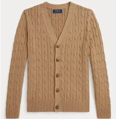 新品 ポロ ラルフローレン BOYS PLANET(ボイプラ) ケーブル Vネック カーディガン