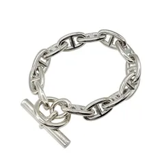 【中古】HERMES エルメス シェーヌダンクル GM 13コマ ブレスレット SV925 ユニセックス