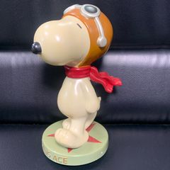 スヌーピーとウッドストックのビンテージ陶器製オルゴール - メルカリ