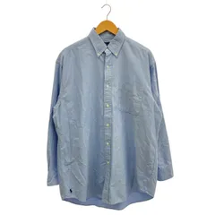RALPH LAUREN (ラルフローレン) ★★ ⑤ THE BIG FIT オックスフォードBDシャツ メンズ ブルー M