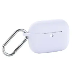 【新品・5営業日で発送】ELECOM エレコム AirPods Pro 3用シリコンケース／カラビナ付／パープル(AVA-AP07SCPU)