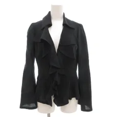 モガ MOGA カーディガン 2 ブラックウォッチ チェック柄 ウール 紺 ネイビー /AE