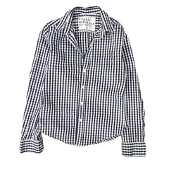 Frank&Eileen フランクアンドアイリーン BARRY チェック柄  バリー 長袖シャツ レディース XXS コットン 中古