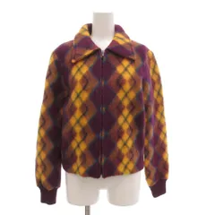 アーペーセー A.P.C. 90s ジャケット S ジップアップ アーガイル柄 マルチカラー /AE