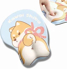 Meilleur Choix 可愛い リストレスト 柴犬 手首 パームレスト クッション (マウスパッド)