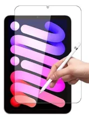 ＲＩＳＥ ＰＲＯＤＵＣＴＳ RISE 保護フィルム iPad mini7 A17 Pro第7世代 2024用 / 6世代 2021 mini6 クリア アンチグレア ペーパー 紙 テクスチャ (クリア,  iPad mini 8.3インチ)