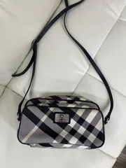 送料無料！！バーバリーブルーレーベル　チェック　ポーチバッグ　#71223MOML1