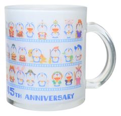 도라에몽 유리 머그 영화 45th 기념