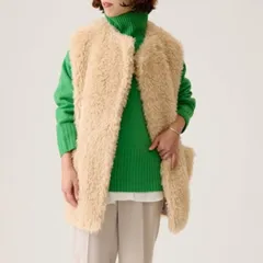 JOURNAL STANDARD L’essage (ジャーナルスタンダードレサージュ) ★★ ③④ 22011370207040 オーバーサイズファーベスト レディース ベージュ FREE