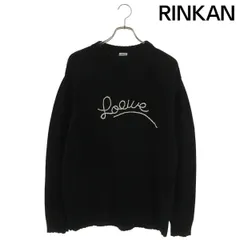 ロエベ サイズ:S  H3299640SM ロゴ刺繍クルーネックニット 中古 SS13 ロエベ H3299640SM ロゴ刺繍クルーネックニット メンズ S ※12/28～1/6