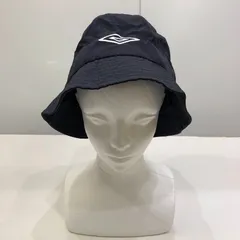 Umbro/アンブロ バケットハット 帽子 ナイロンハット ワンポイント刺繡 CHINA製 Free ～59㎝　ブラック