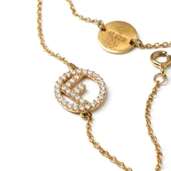 フェンディ FENDI エフイズフェンディ ブレスレット ラインストーン ゴールド