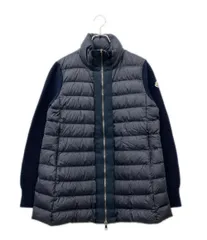 モンクレール ニット切替ダウンジャケット MAGLIONE TRICOT CARDIGAN D20939490500 98124 レディース メンズ SIZE M MONCLER